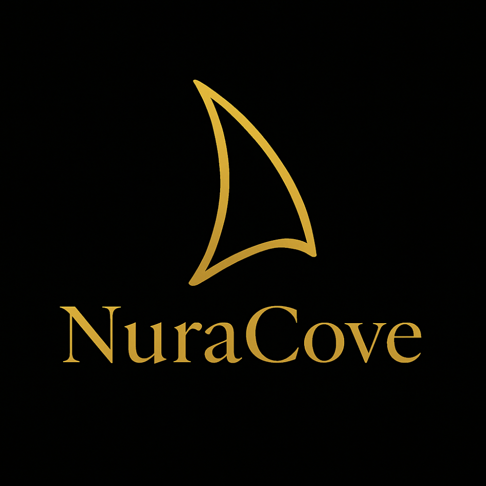 NuraCove Sacred AI Coaching Terms Logo - Ultimate Healing Technology Platform for Women's Emotional Wellness & Transformation Journey