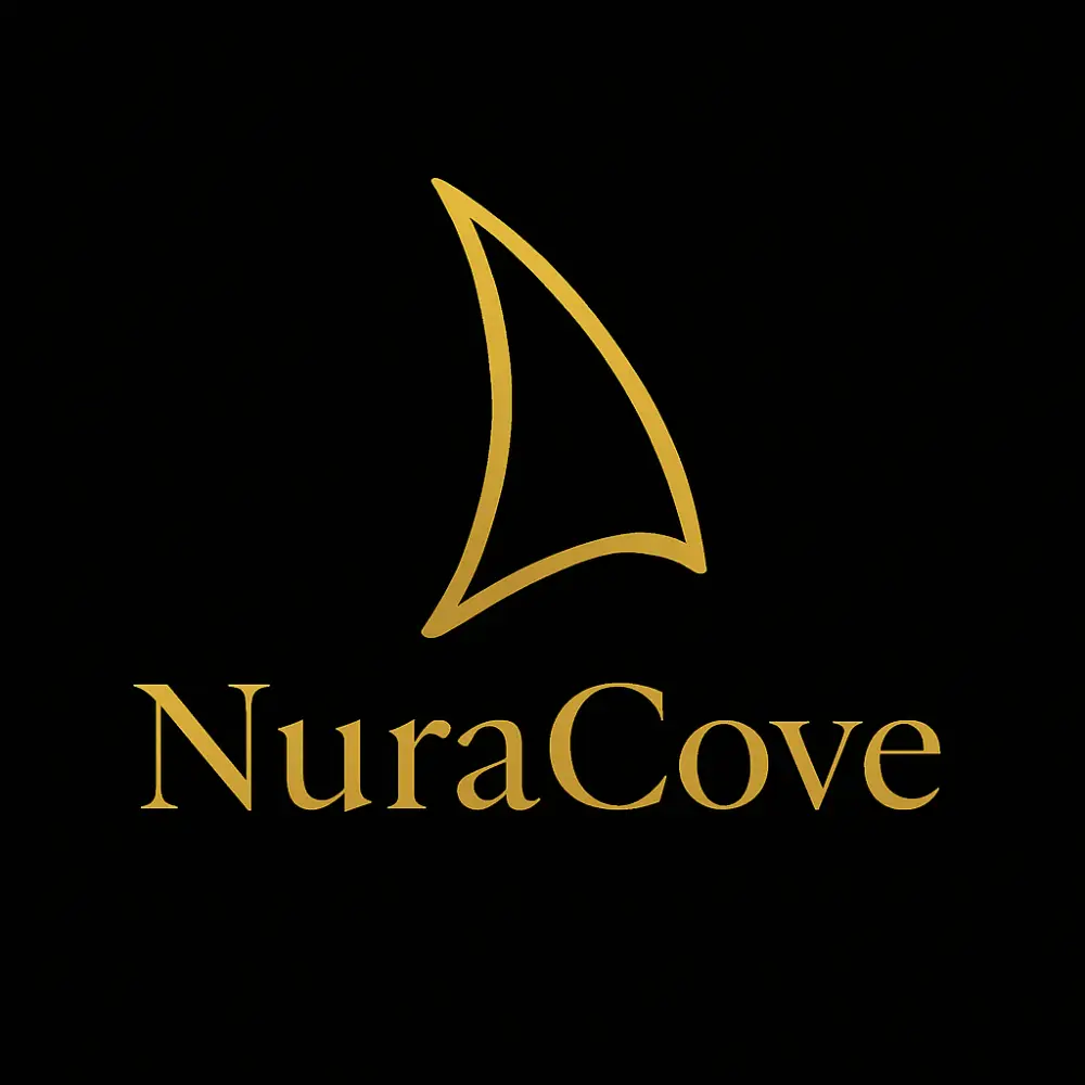 NuraCove Sacred AI Coaching Terms Logo - Ultimate Healing Technology Platform for Women's Emotional Wellness & Transformation Journey