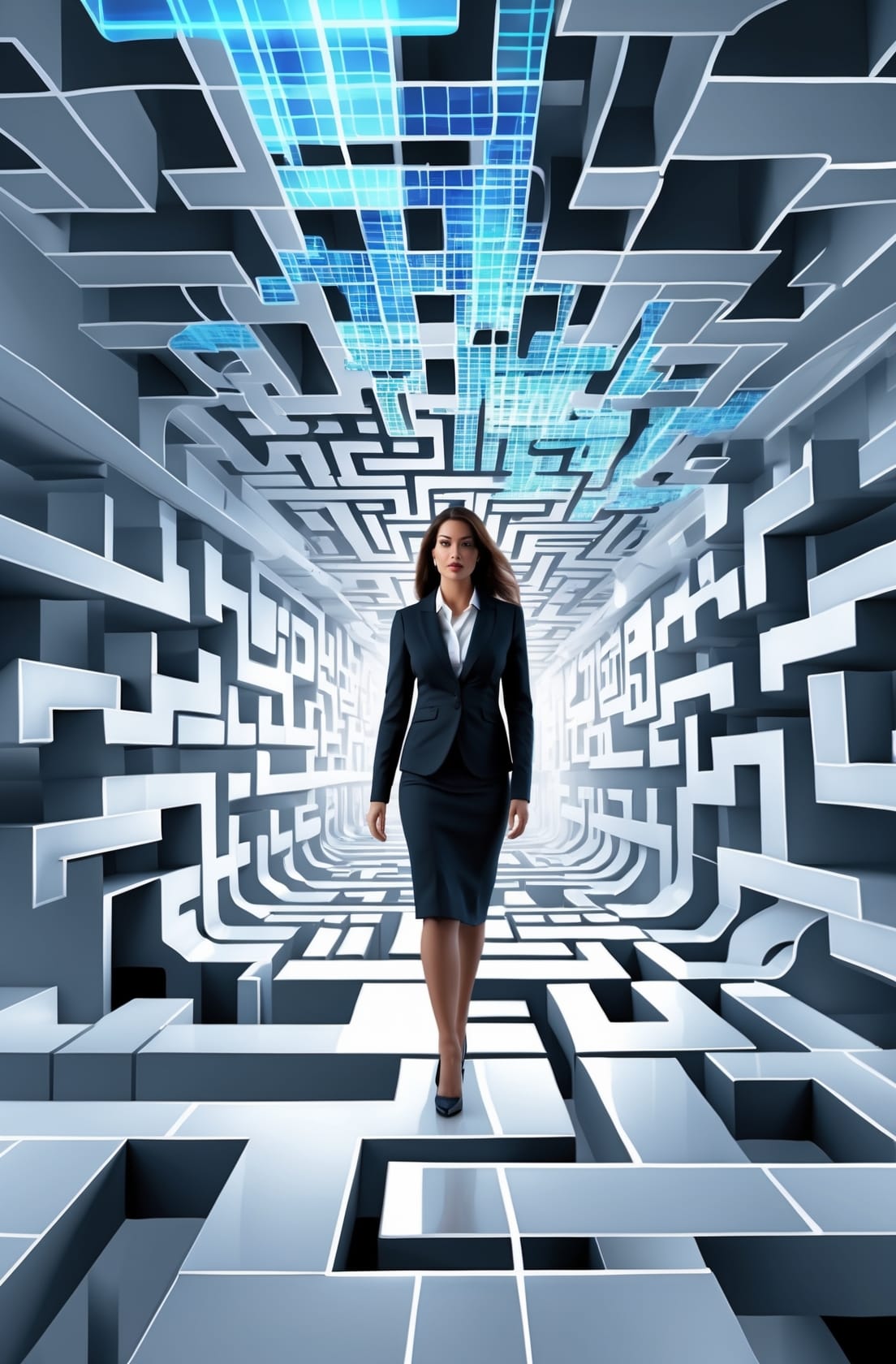 Flexible thinking woman leadership strength - adaptive executive cognitive flexibility competitive advantage strategic intelligence midlife