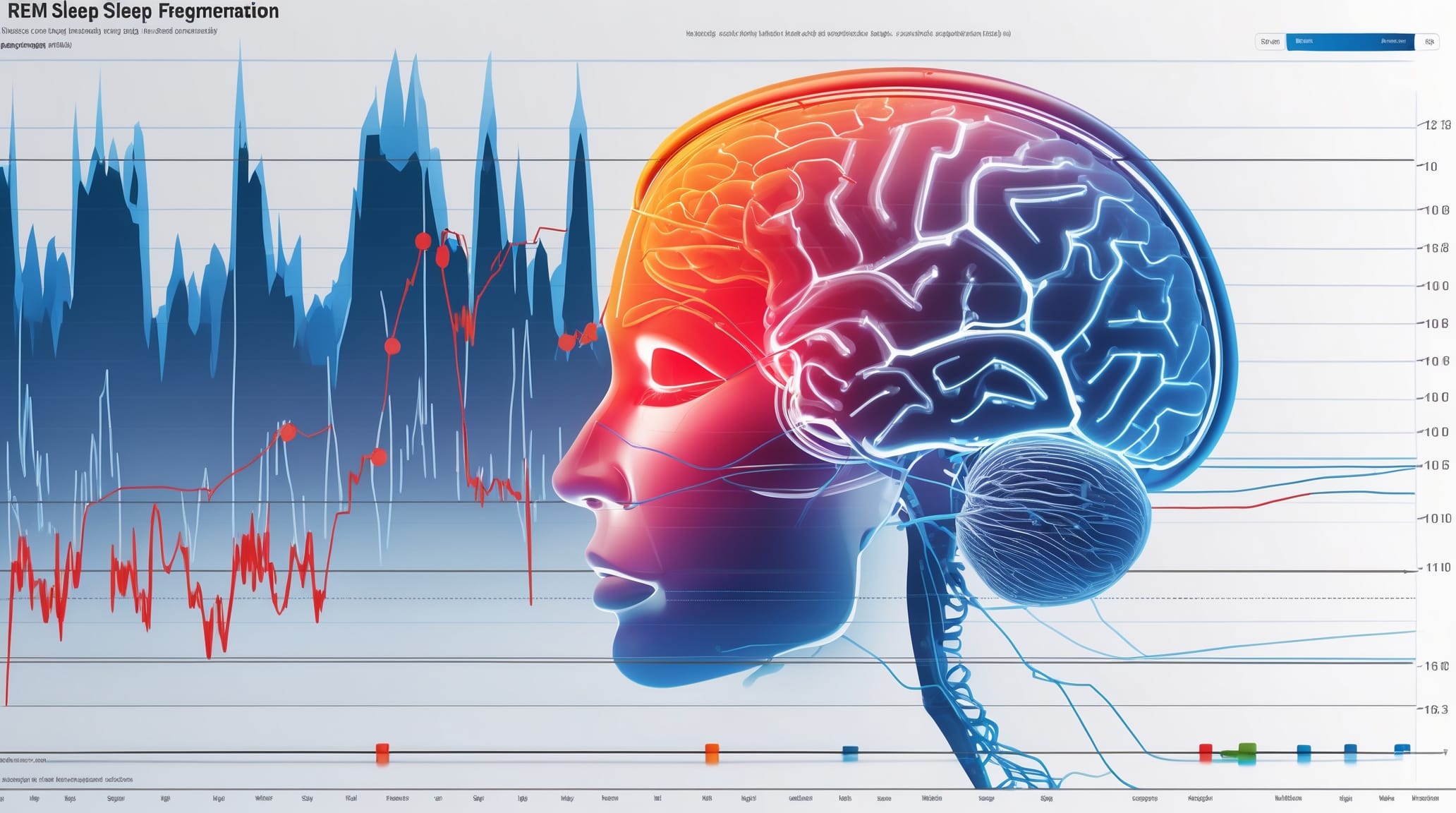 REM sleep fragmentation and brain wave disruption during perimenopause