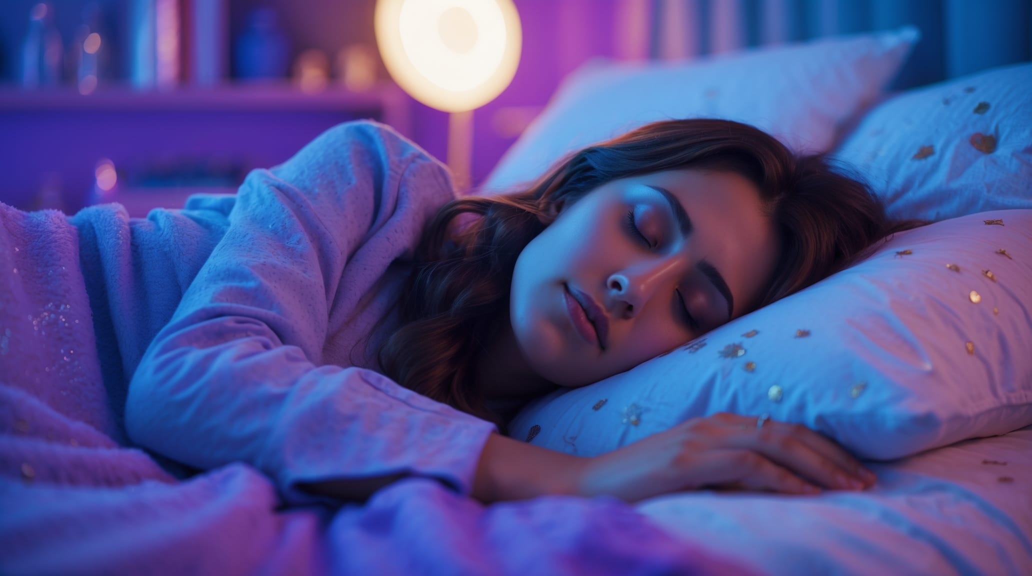 Bedroom optimization and sleep recovery protocol visual guide