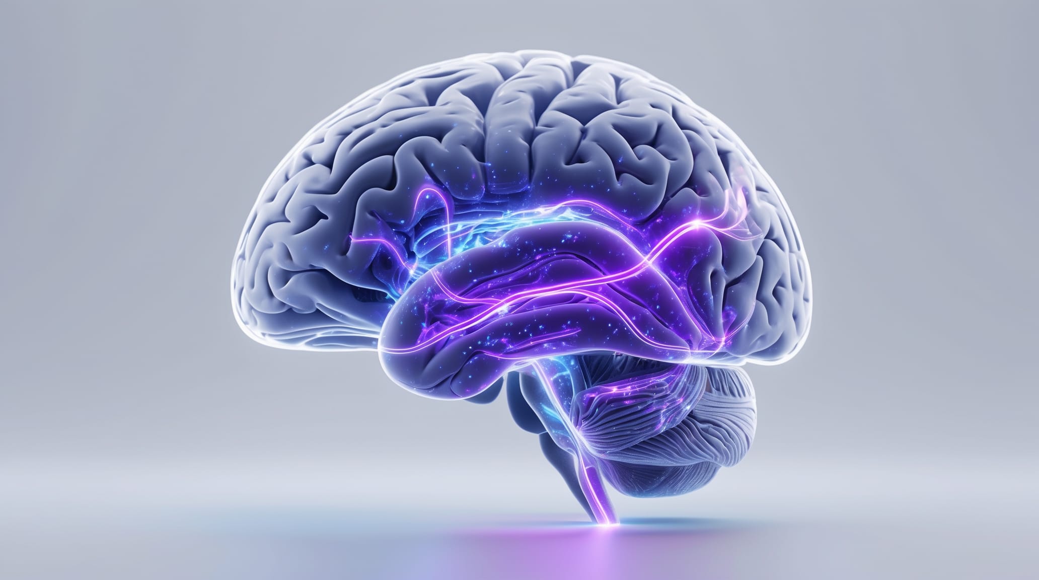 Brain scan depicting disrupted sleep maintenance patterns in midlife women